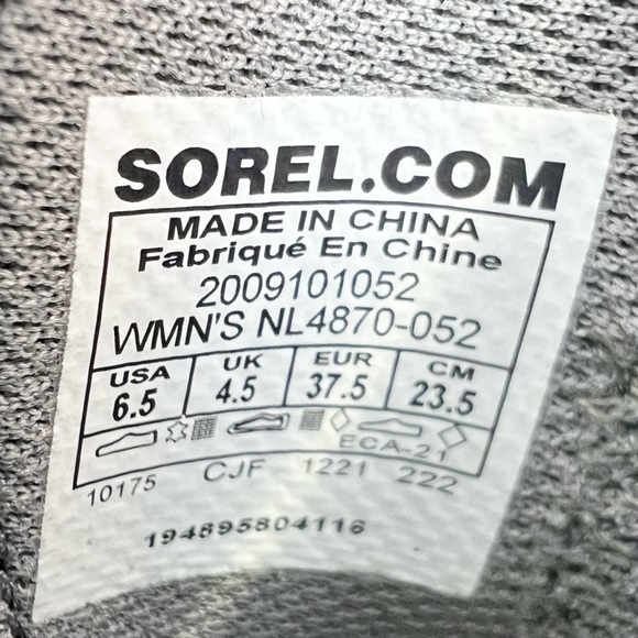 Sorel Hi-Line Chelsea Ankle Boot Women’s Size Size 6.5 Gray Waterproof Suede EUC - Picture 12 of 12